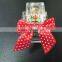 Top grade hot-sale elastic bungee hair ring with bow