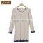 Modern Style Qianxiu Wholesale High Quality Knitted Cotton Women Girl Long Sleeve Print Dots Dressing Gown