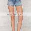 Wholesale cargo shorts 100% Cotton women summer denim shorts