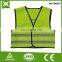 Hi vis reflective safety vest with pockets of kids running wear
