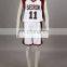 Roseteam Made Kuroko's Basketball Tetsuya Kuroko Teik Middle School Basketball Team Uniform White Number 11 Cosplay Costume