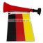 German fan plastic french horn with flag