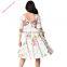 Ladies Retro Half Sleeve Floral swing vintage dress