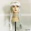 White party wigs with braids P-W215