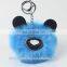 Hot Best Selling Fashion Girls Handbag Cellphone Car Pendant Fluffy Faux Fur 24 hour Pom Pom Animal Shape Fur Pom keychain