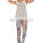 2017 custom design women's slim fit cotton gym hoodie/ workout sleeveless gym hoodie