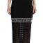 Women Skirts High Waist Sexy Perforated Overlay Bodycon Plus Size Women Pencil Skirt