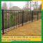 Powder coating wrought iron fence for garden roads