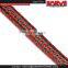 green red braided cord rope