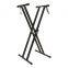 Heavy-Duty Double X frame electronic type music keyboard stand