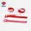 Custom Double Side Hook & Loop Nylon Back To Back Fixable Cable Ties With Logo Printed