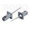 Low Pim 4 Hole Flange RF Coaxial N Connector for Coaxial Cable
