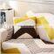 Hot sell Strechable sofa cover elastic yellow geometric sofa  bed  cover