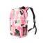New Arrival Pink Ladies Sport Waterproof Backpack Camping Water resistant Bag For Women