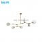 Modern LED Metal Lighting Luxury Hotel Glass Lamp Pendant Light