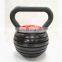 Cast iron adjustable kettlebell customized color kettlebells 20 lbs 40 lbs adjustable kettlebell