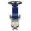Bundor SS304 Wafer Knife Gate Valve handwheel Operation Water Knife Gate Valve