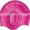 Silicone Ear-Protector Swimming Cap Unisex Swimming Cap Can Print Logo Adult Silicone Swimming Cap