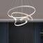 Living Room Home Decor Lamp Chandelier Hang Ring Chandelier Lamp Office Pendant Light