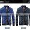 Wholesale Custom Brand High Quality 100% Cotton Spring and Autumn Jacket Denim Stand Collar Plus Size Plus Size Jacket for Men