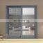 139 series thermal break aluminum frame glass sliding door with 304 stainless steel mosquito mesh