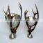 nickle plated wine chiller with deer horn