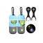wholesale portable security colorful compostable plastic cat flashlight biodegradable pet poop bag with dispenser