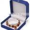 Custom Elegcnt  Octagonal Shape Blue Color  Pu Leather Bangle Box