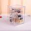 crystal clear acrylic fashion earing holder jewelry case display 120 pairse earring storage box