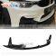 M4 F82 Carbon Fiber M3 M4 Front Spliter F82 M Performance Front Bumper Lip for BMW  M3 M4 M Sport Bumper 2014-2017