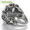 Topearl Jewelry Gothic Devil Eye Skull Dragon Claw Ring Stainless Steel MER134