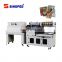 Automatic plastic pet bottle heat pvc shrink film sleeve tunnel wrapping packaging machine