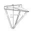 OEM modern style storage shelf floating shelf bracket wall shelf bracket