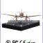 Wooden magnetic levitating display with led for plane , magnetic floating plane display stand