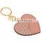 luxury pink stingray skin and saffiano leather key ring key chain hook key tag holder for decoration for gifts
