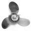High Speed Wear 3 Blades Stainless Steel Marine Propeller