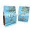 Weiyi Packaging coffee bag box bottom style metallic zip coffee bag with valve 12 ounces wholesale