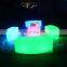 led cocktail table garden light bar stool high chair in party event plastic bar tables led commercial bench chair