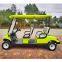 Two row seats facing forward, 4-seater electric golf cart for sale