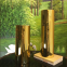 Factory Direct Wholesale Shiny Gold Glass Vase For Wedding Decoration