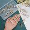 New Arrival Fashion Shoes Accessories Metal Decoration Buckle Chain Ornament Chains