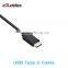 USB 3.1 type c to A 2.0 male Micro USB charge cable