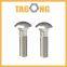 DIN603 Stainless Steel 304 Coach Bolt Mushroom Head Bolt
