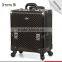 Guangzhou factory cheap price trolley makeup case with trays