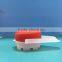 42mm industrial oil plastic screw caps with groove
