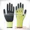 high quality orange latex coated glove working cotton glove rubber safety glove