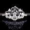 New Design pearl crystal headhand crown for pageant crown beautiful tiaras for bridal