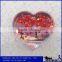Promotional heart shaped design acrylic magic water ball for lover