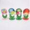 Wooden flower pot spring animal head gift card holder shop decoration