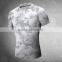 2016 hotsale custom camouflage shirt gym wear wholesale fitness apparel manufacturers